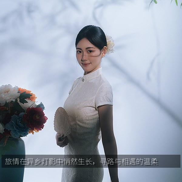 旅情在异乡灯影中悄然生长，寻路与相遇的温柔