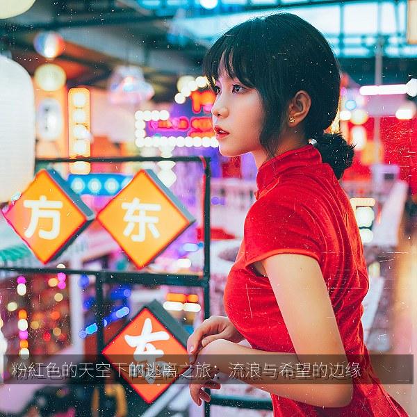 粉紅色的天空下的逃离之旅：流浪与希望的边缘 海报